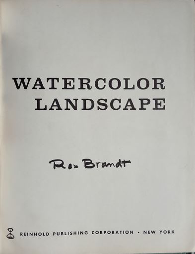 Watercolour landscape