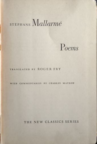 The Poems Of Mallarme